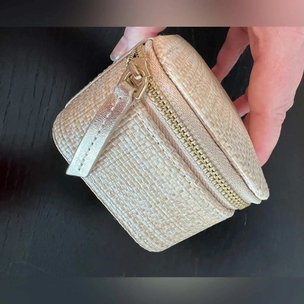 J.Crew Woven Jewelry Case